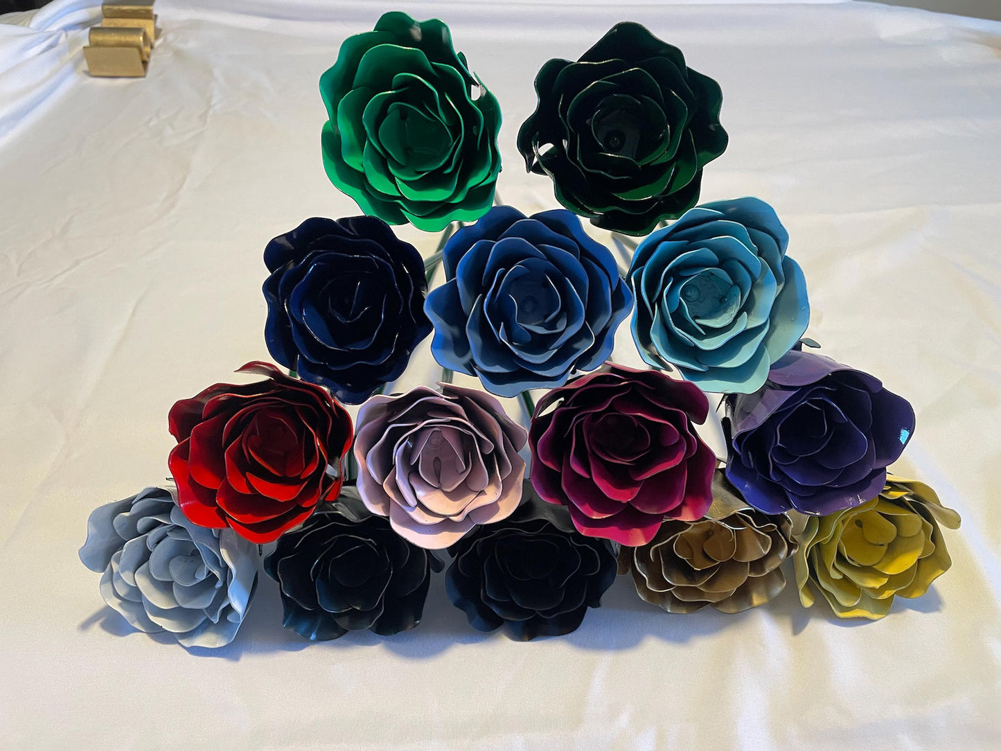 Painted Sheet Metal Rose