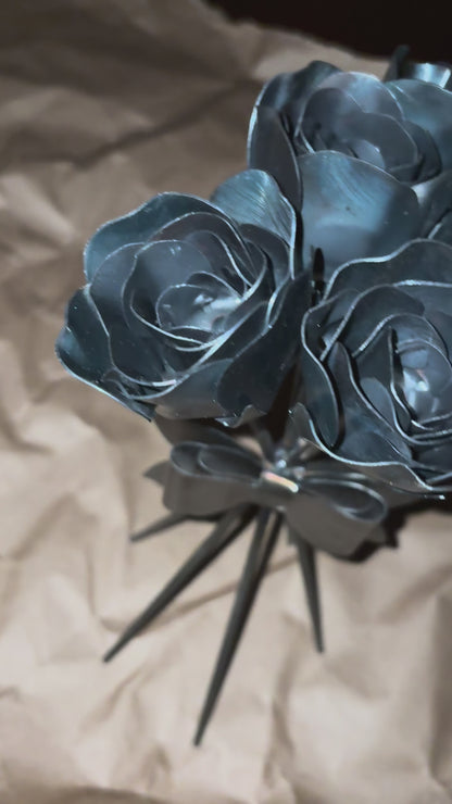 Sheet Metal Rose Bundles