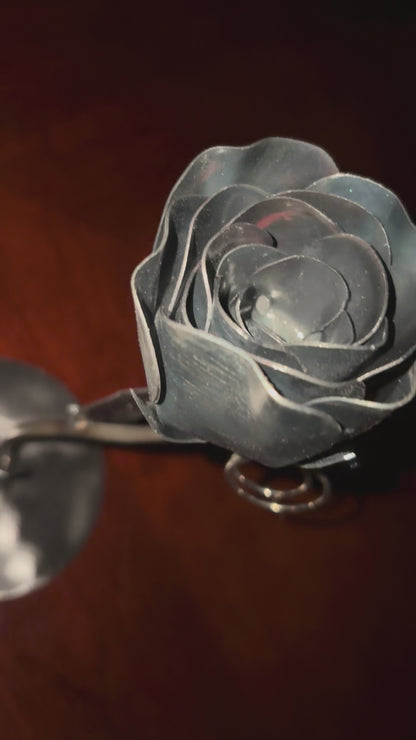 Freestanding Sheet Metal Rose