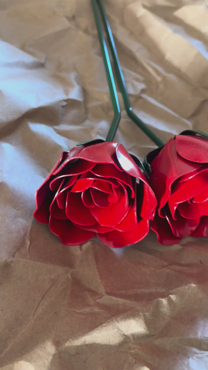 Painted Sheet Metal Rose