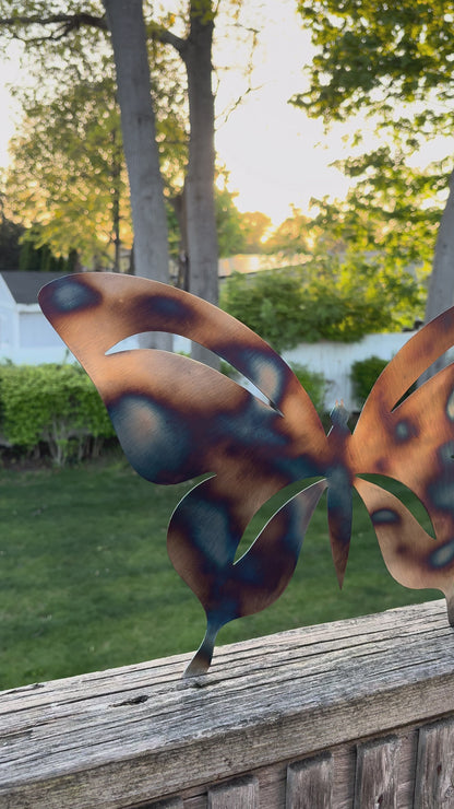 CNC Plasma Cut Butterfly lawn Ornament
